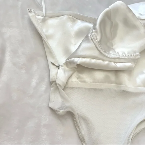 SHEIN | Satin Bustier Bodysuit - Picture 5 of 5